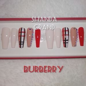 Lux Press-On Nail Sets (Coffin Shape)